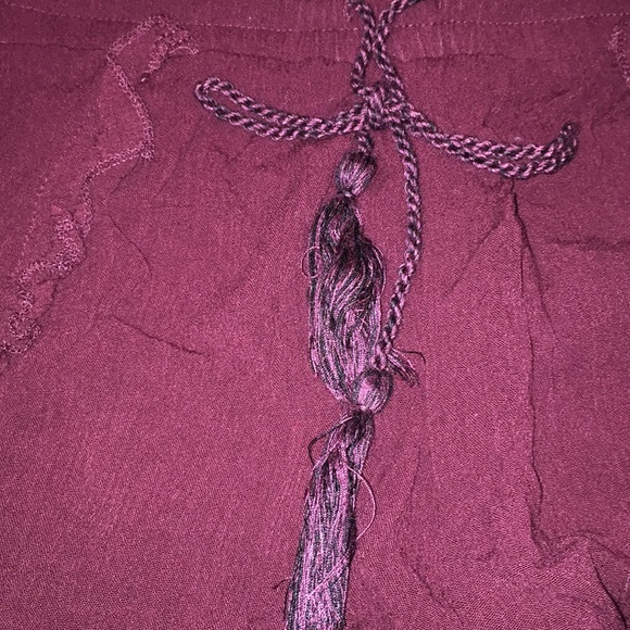 Maroon Tie Shorts - Picture 2 of 3